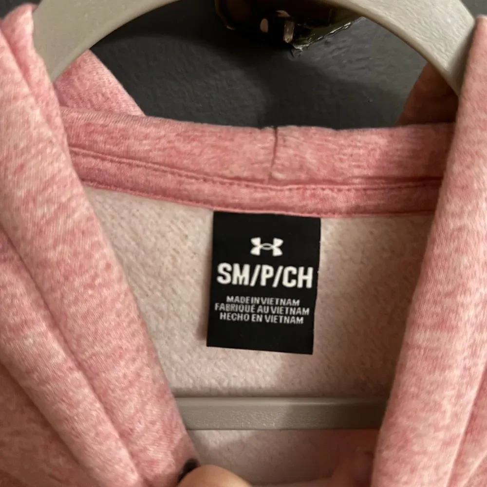 Under Armour Pink Men's Fleece Hoodie Size Small UA Icon